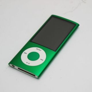 アイポッド(iPod)の超美品 iPOD nano 第5世代 16GB グリーン  M333(ポータブルプレーヤー)