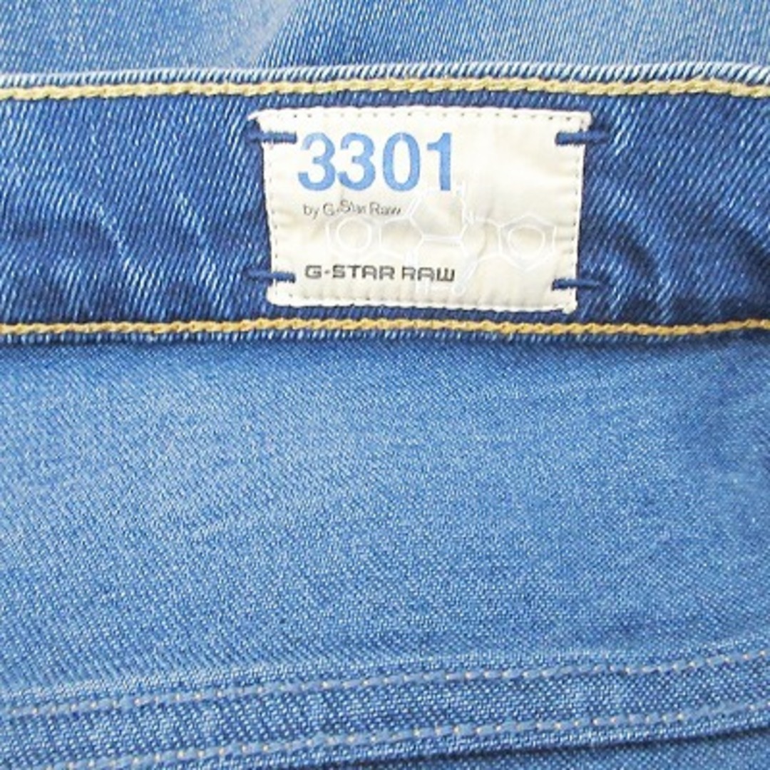 G-STAR RAW(ジースター)のジースターロウ 3301 デニム パンツ ジーンズ ジーパン ひげ加工 33 メンズのパンツ(デニム/ジーンズ)の商品写真