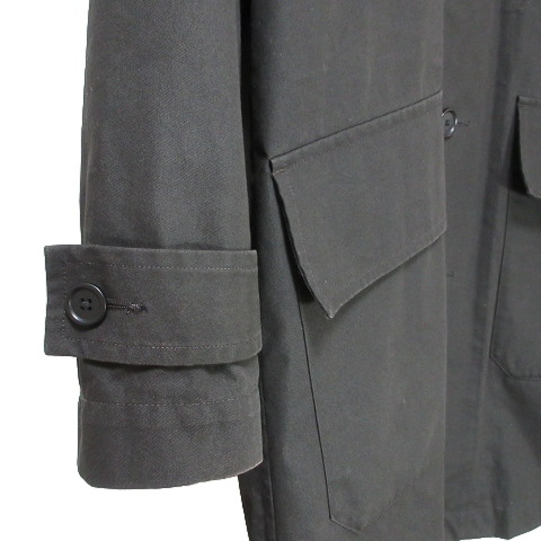 マーガレットハウエル ステンカラーコート ダウンライナー付き M 黒 IBO51 メンズのジャケット/アウター(ステンカラーコート)の商品写真