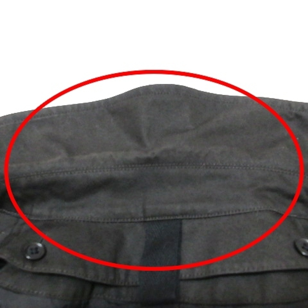 マーガレットハウエル ステンカラーコート ダウンライナー付き M 黒 IBO51 メンズのジャケット/アウター(ステンカラーコート)の商品写真