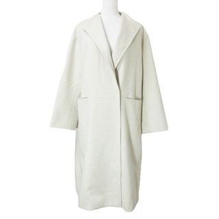 プラージュ(Plage)のプラージュ リアム 美品 21AW ノーカラーコート ロング ウール IBO51(その他)