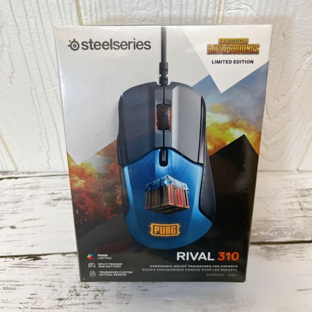 SteelSeries Rival 310 PUBG Edition 62435 スマホ/家電/カメラのPC/タブレット(PC周辺機器)の商品写真