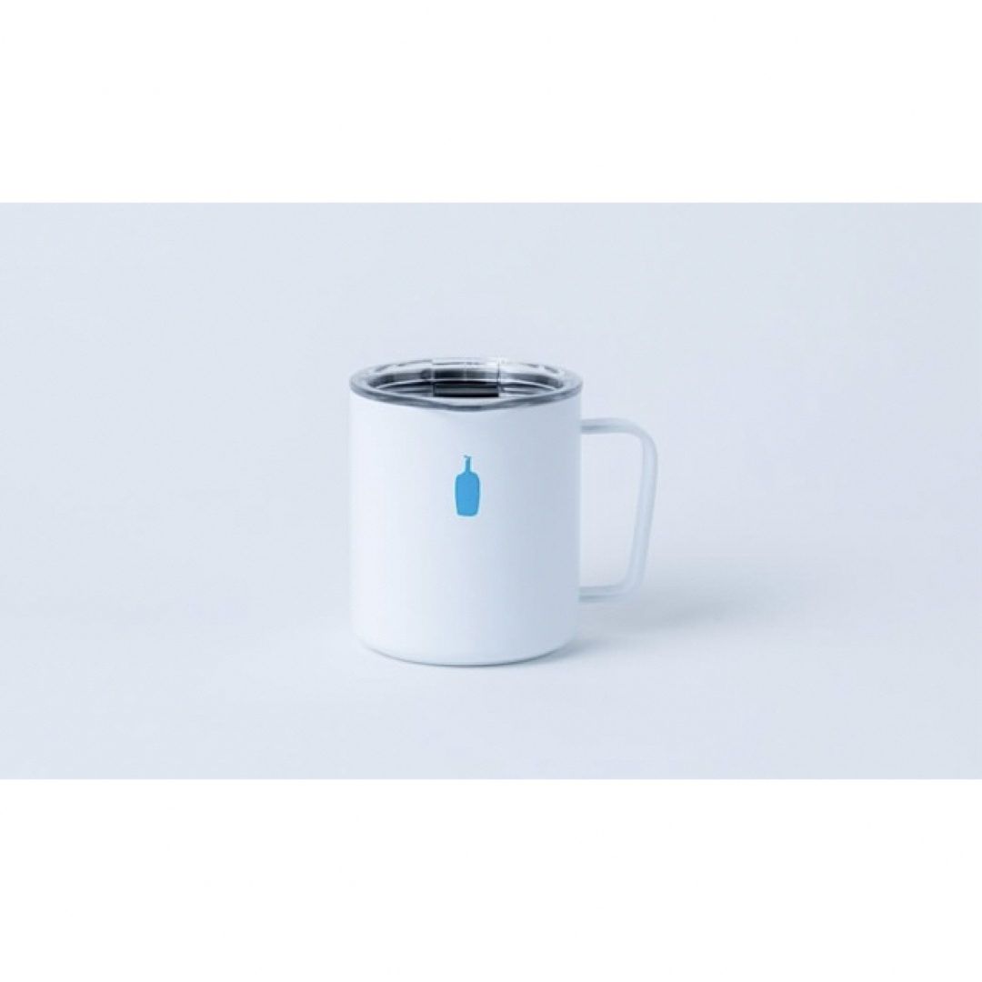 Blue Bottle Coffee(ブルーボトルコーヒー)のブルーボトル　KYNE ホワイトトラベルマグ　ビニール袋付４個セット キッズ/ベビー/マタニティの授乳/お食事用品(マグカップ)の商品写真