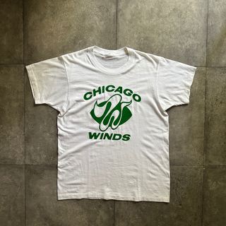 ヴィンテージ(VINTAGE)の80s unknown ヴィンテージtシャツ USA製 XL ホワイト(Tシャツ/カットソー(半袖/袖なし))