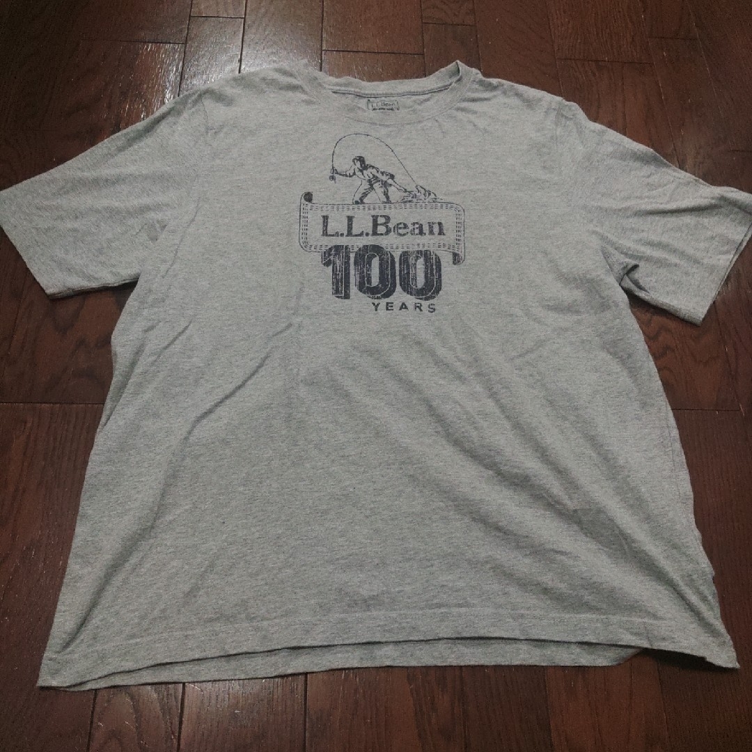 L.L.Bean(エルエルビーン)のL.L.Bean　100周年　Tシャツ　XL　グレー メンズのトップス(Tシャツ/カットソー(半袖/袖なし))の商品写真