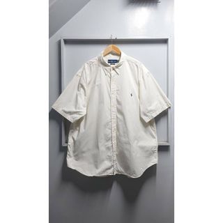 ポロラルフローレン(POLO RALPH LAUREN)のRalph Lauren 半袖 ボタンダウン シャツ ホワイト 2XB-BIG(シャツ)