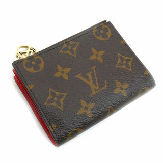 ルイヴィトン(LOUIS VUITTON)のLOUIS VUITTON ルイ・ヴィトン ポルトフォイユ リサ 二つ折り財布 モノグラム ブラウン トニックオレンジ M82381 ICチップ レディース【中古】【美品】(財布)