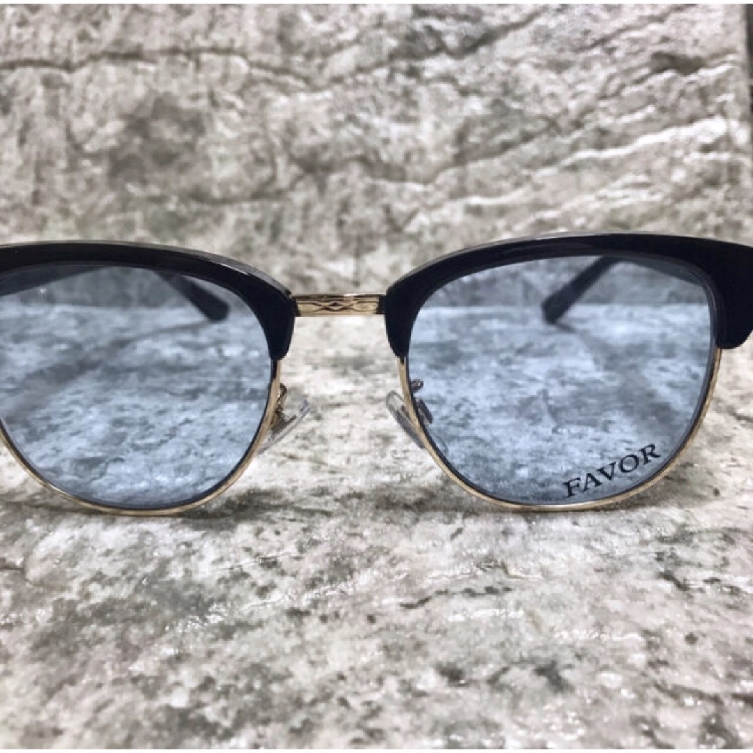 ボストン ブルーサングラス 伊達メガネ メンズのファッション小物(サングラス/メガネ)の商品写真