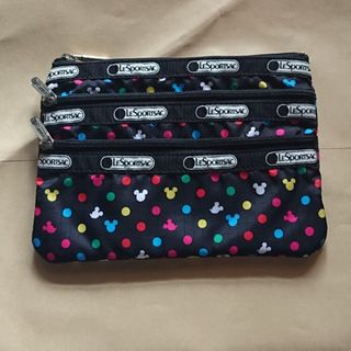 レスポートサック(LeSportsac)のディズニーリゾート レスポートサック ポーチ 三段(ポーチ)