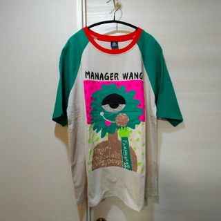 【MAUA】モンスター クッキー プリント ラグラン 半袖Tシャツ(Tシャツ(半袖/袖なし))