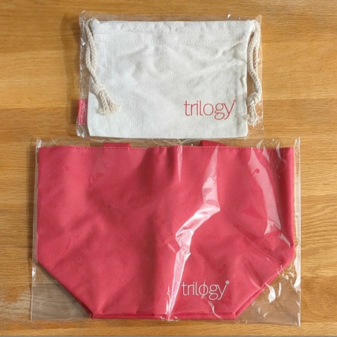 trilogy(トリロジー)のトリロジー　trilogy  　トートバッグ　巾着　非売品　ノベルティ レディースのバッグ(トートバッグ)の商品写真