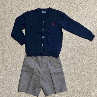 ポロラルフローレン(POLO RALPH LAUREN)のラルフローレン　上下セット　紺色カーディガン(カーディガン)