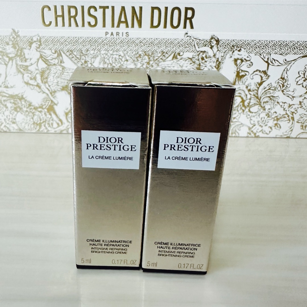 Christian Dior(クリスチャンディオール)のディオール プレステージ ホワイト ラ クレーム ルミエール N 5mlx2   コスメ/美容のスキンケア/基礎化粧品(フェイスクリーム)の商品写真