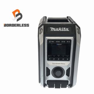 マキタ(Makita)の☆中古品☆ makita マキタ 10.8V~18V 充電式ラジオ MR113 黒/ブラック 本体のみ 現場ラジオ 作業ラジオ ポータブルラジオ 88284(工具)