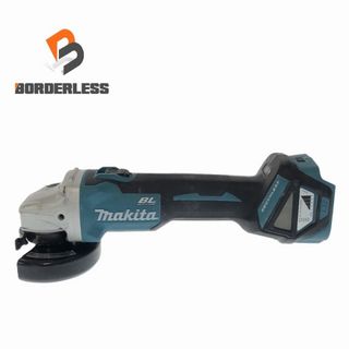 マキタ(Makita)の☆中古品☆makita マキタ 18V 100mm 充電式ディスクグラインダー GA412D 本体のみ 青/ブルー コードレス 研磨機 研削 切削 88391(工具)