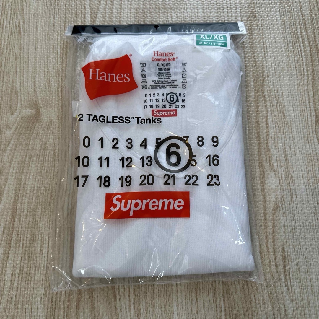 Supreme(シュプリーム)のsupreme MM6 Margiela Hanes Tagless Tank メンズのトップス(タンクトップ)の商品写真