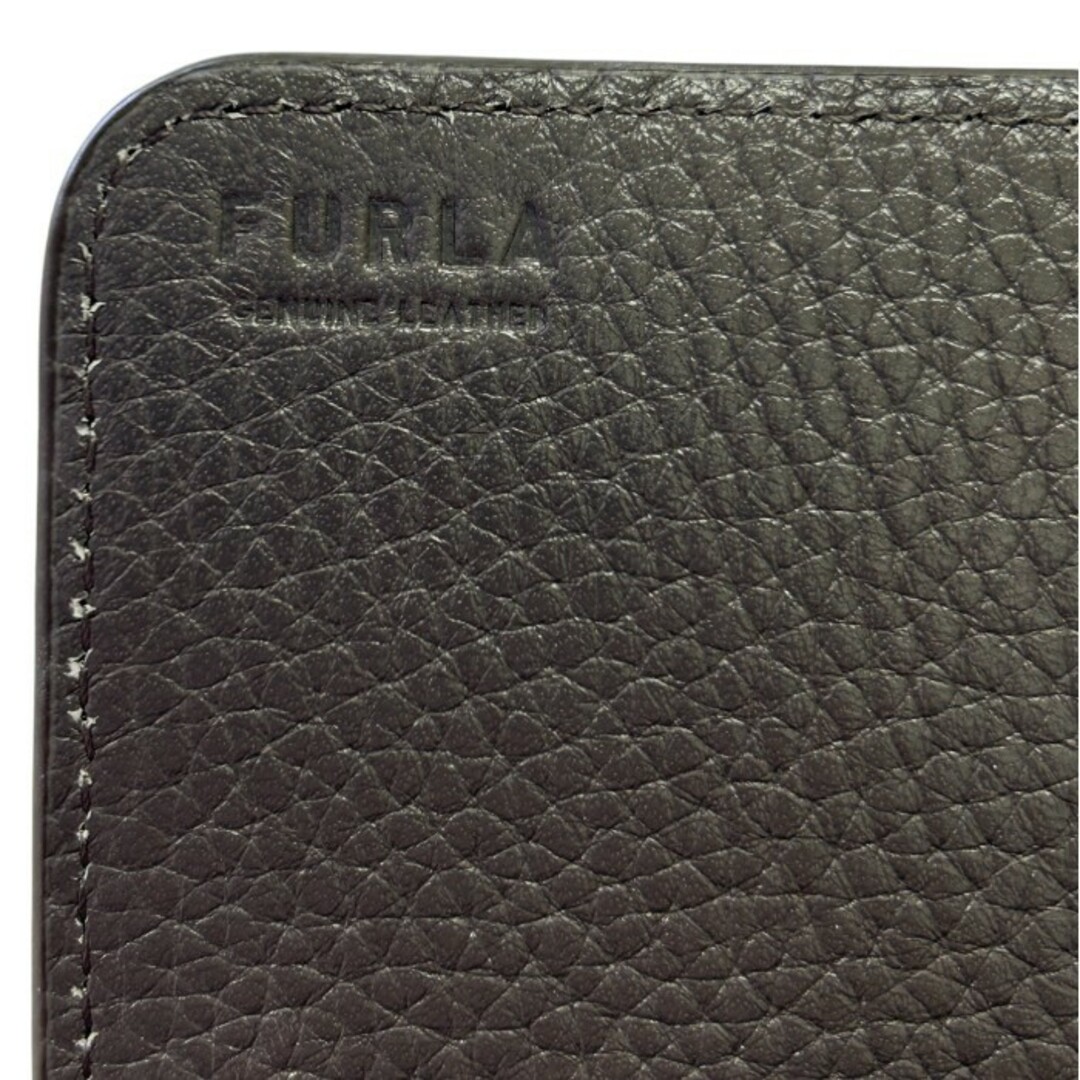 Furla(フルラ)のFURLA フルラ フラップ 長財布 WP00243 BX0335 グレー レディース レザー 小銭入れ カード入れ 中古 W1 レディースのファッション小物(財布)の商品写真