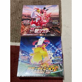 ポケモン(ポケモン)の一撃マスター 仰天のボルテッカー 未開封BOX シュリンク付き ポケモンカード(Box/デッキ/パック)