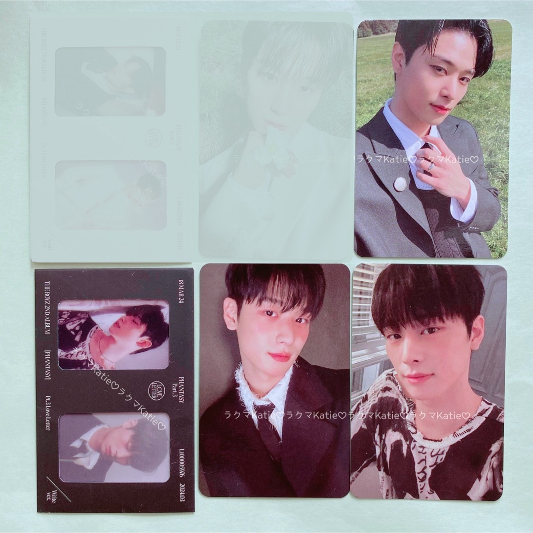 THE BOYZ(ザボーイズ)のTHE BOYZ Love Letter トレカ  ジュヨン エンタメ/ホビーのタレントグッズ(アイドルグッズ)の商品写真