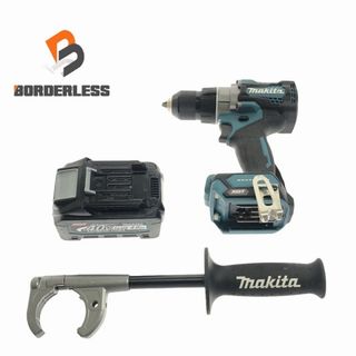 マキタ(Makita)の☆中古品☆makita マキタ 40Vmax 充電式ドライバドリル DF001G バッテリ1個(4.0Ah) グリップ付き 88668(工具)