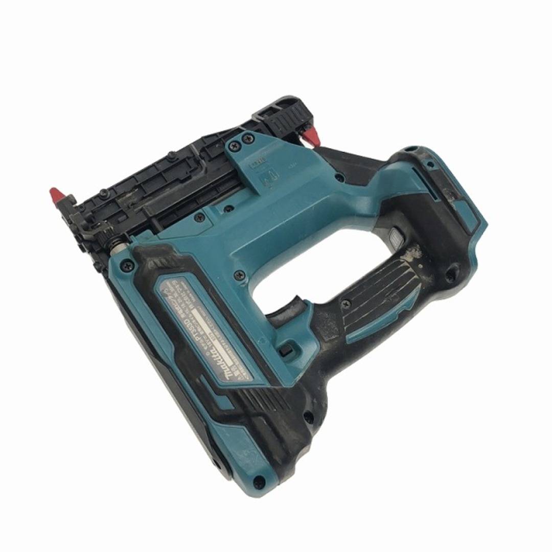 Makita(マキタ)の☆中古品☆makita マキタ 18V 35ｍｍ 充電式ピンタッカ PT353D バッテリ1個(18V6.0Ah) ピンネイル付き 青/ブルー 88675 自動車/バイクのバイク(工具)の商品写真