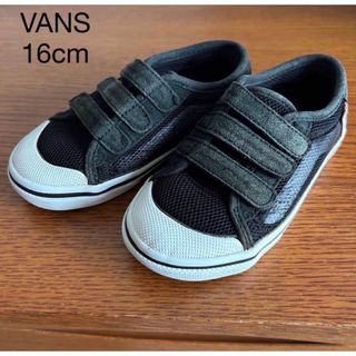 ヴァンズ(VANS)の１６cm   VANS  スニーカー　ブラック(スニーカー)