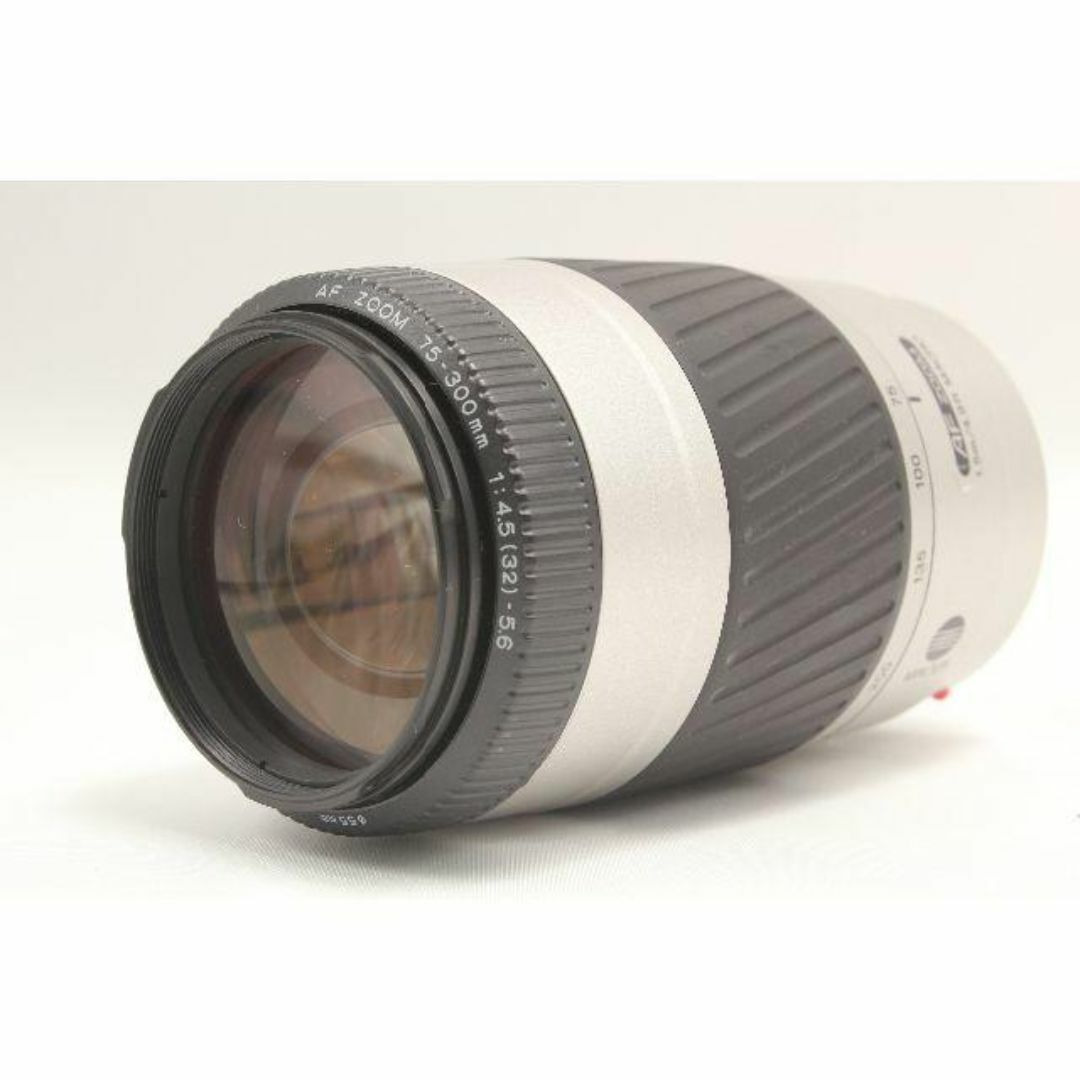Minolta AF zoom 75-300mm 4.5-5.6 シルバー スマホ/家電/カメラのカメラ(レンズ(ズーム))の商品写真