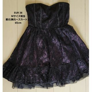 エイチアンドエム(H&M)の美品★M相当　ゴシックドレス(ミニワンピース)