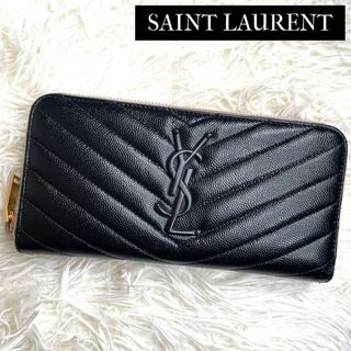 サンローラン(Saint Laurent)の⋟人気品⋞ / サンローラン カサンドラマトラッセジップアラウンドウォレット(財布)