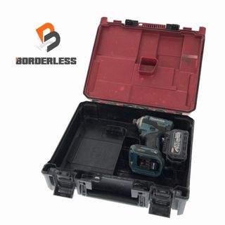 マキタ(Makita)の☆中古動作品☆ makita マキタ 40Vmax 充電式インパクトドライバー TD001G 2.5Ahバッテリー1個(BL4025) ケース付 コードレス 88770(工具)