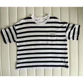 ジーユー(GU)のGU 半袖ボーダーシャツ(Tシャツ(半袖/袖なし))