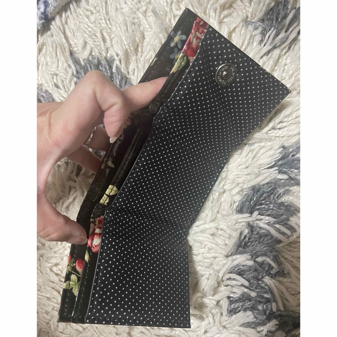 花柄　三つ折りミニ財布 レディースのファッション小物(財布)の商品写真