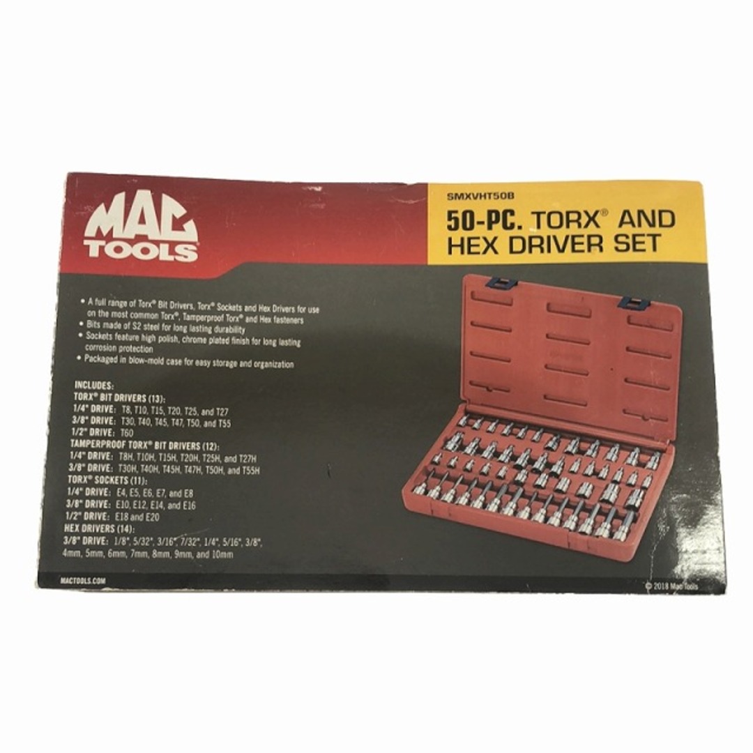 ☆中古品☆MACTOOLS マックツール マスター トルクスおよび ☆中古品☆MACTOOLS マックツール マスター トルクスおよび