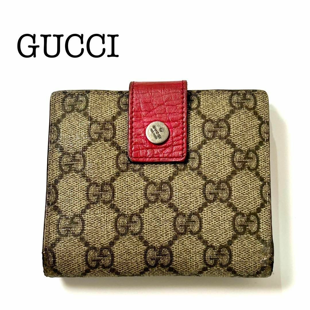 Gucci(グッチ)の⭐️ともとも様専用⭐️GUCCI グッチ　二つ折り財布　GG柄　レザー レディースのファッション小物(財布)の商品写真