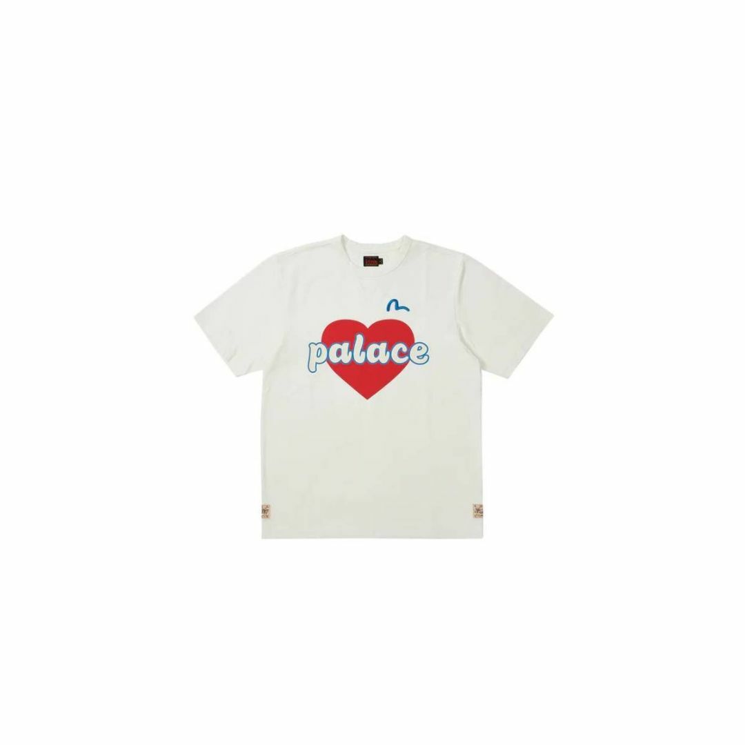 EVISU(エビス)のPALACE EVISU HEART T-SHIRT WHITE メンズのトップス(Tシャツ/カットソー(半袖/袖なし))の商品写真