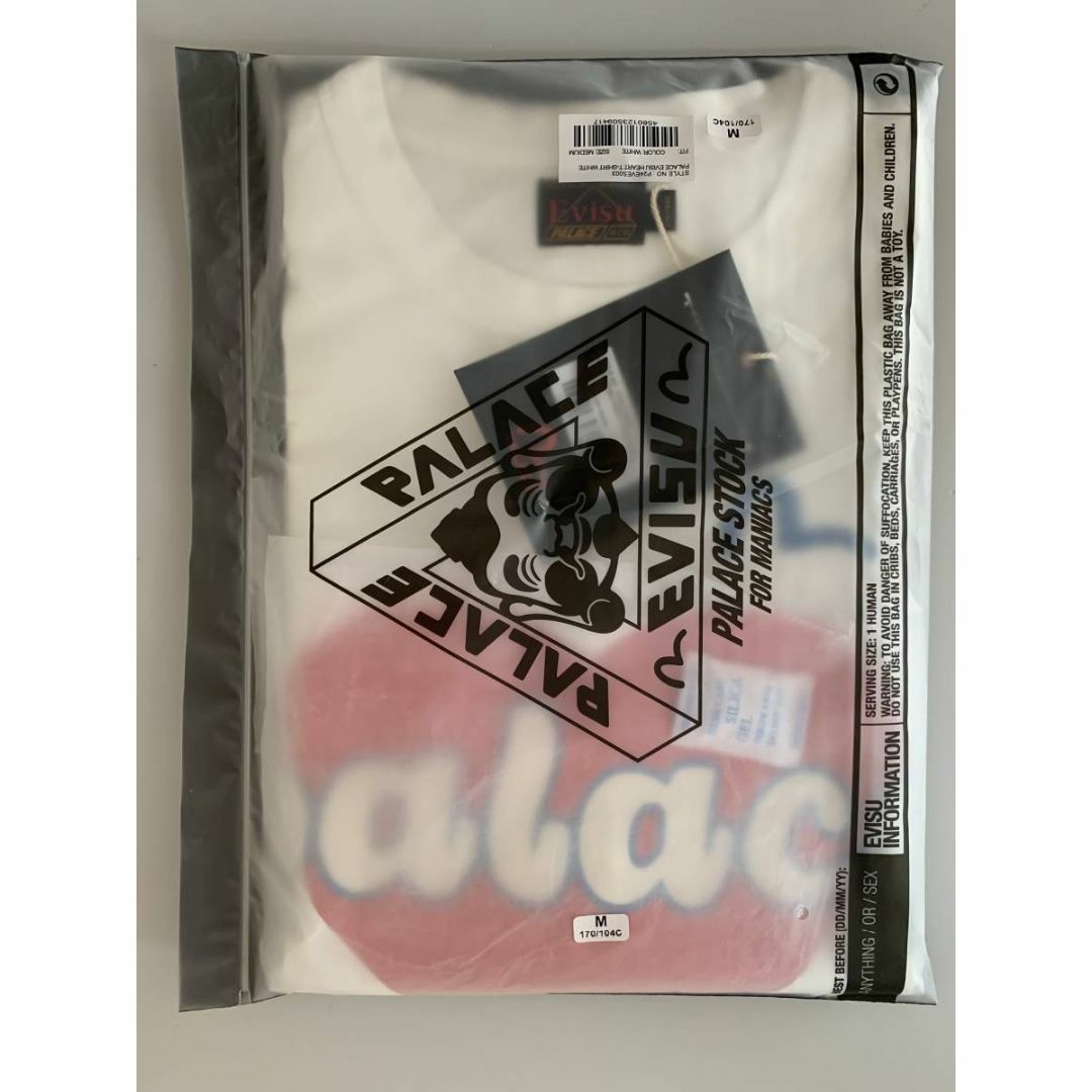 EVISU(エビス)のPALACE EVISU HEART T-SHIRT WHITE メンズのトップス(Tシャツ/カットソー(半袖/袖なし))の商品写真