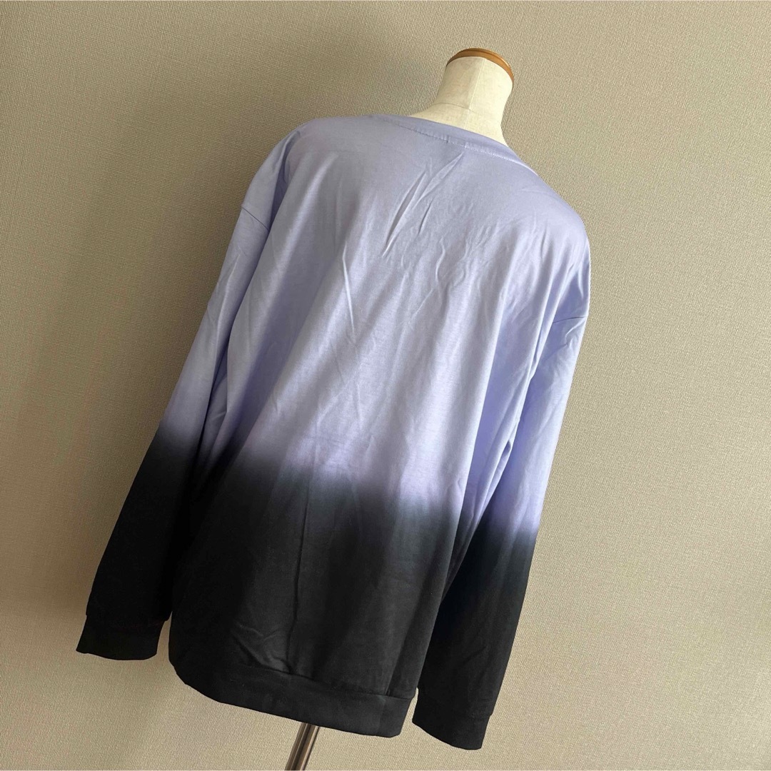 新品未使用　SHEIN シーイン　グラデーション　長袖カットソー メンズのトップス(Tシャツ/カットソー(七分/長袖))の商品写真