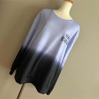 新品未使用　SHEIN シーイン　グラデーション　長袖カットソー(Tシャツ/カットソー(七分/長袖))