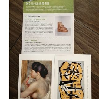 DIC川村記念美術館株主優待券2枚(美術館/博物館)