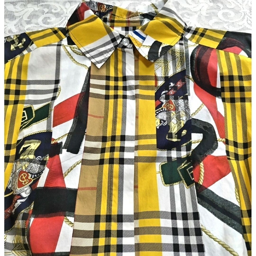 BURBERRY(バーバリー)の美品　BURBERRY LONDON ENGLAND 大きめ【40】ワンピース レディースのワンピース(ロングワンピース/マキシワンピース)の商品写真