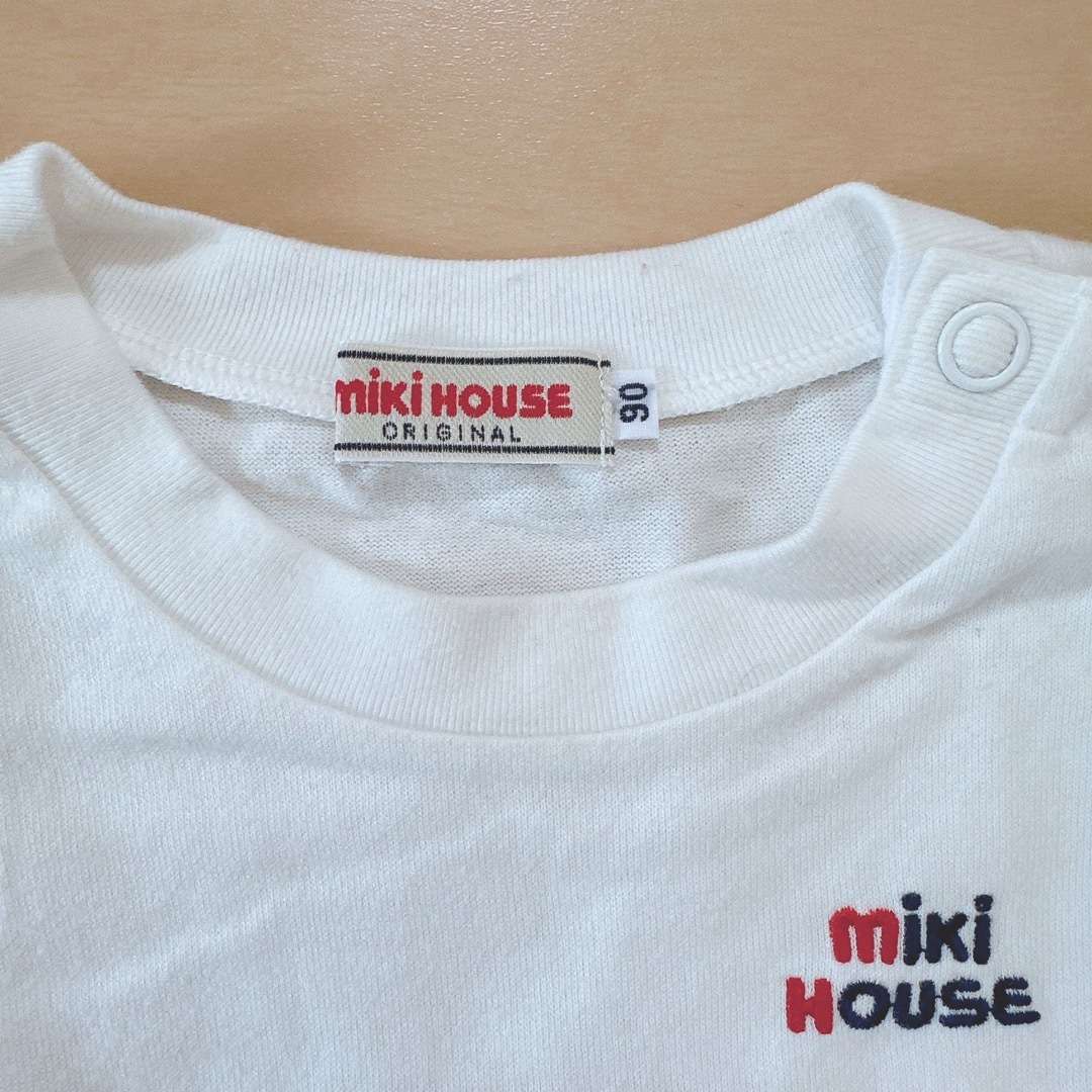 mikihouse(ミキハウス)のミキハウス　ロンT Tシャツ　ボーダー　MIKIHOUSE サンリオ　長袖シャツ キッズ/ベビー/マタニティのキッズ服女の子用(90cm~)(Tシャツ/カットソー)の商品写真