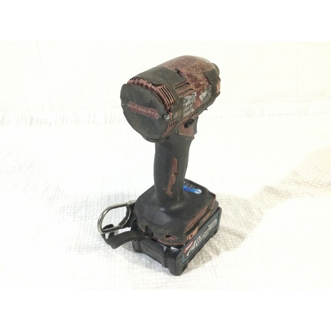 Makita(マキタ)の☆中古動作品☆makita マキタ 40Vmax 充電式 インパクトドライバ TD001G バッテリー(BL4025) 2個 充電器付き 89363 自動車/バイクのバイク(工具)の商品写真