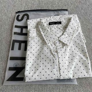 シーイン(SHEIN)の【新品未使用】SHEIN　メンズ　半袖シャツ　Sサイズ　JIT11312865(シャツ)