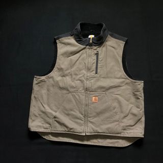 carhartt - carhartt 2トーン ダックボアベスト 2XL カーハート 00s y2k