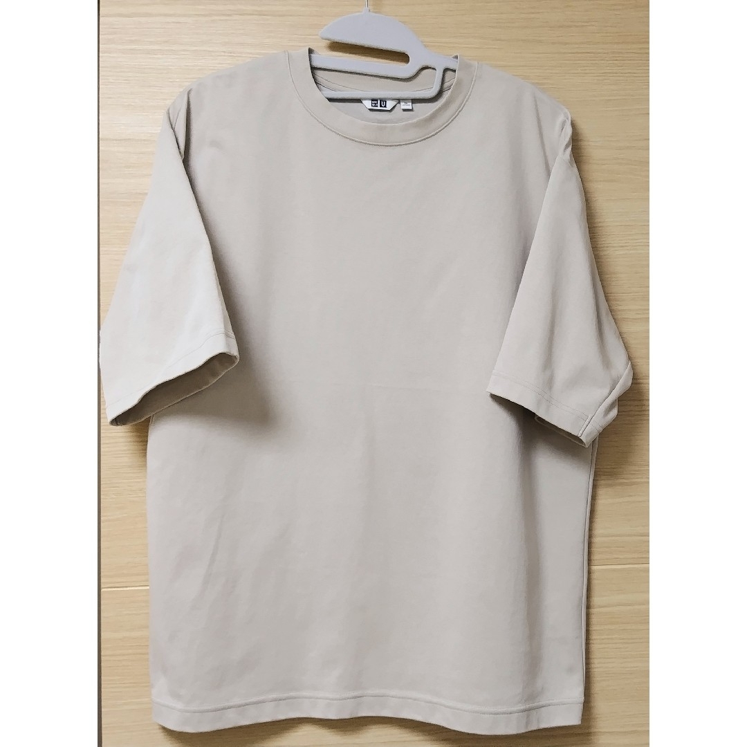 UNIQLO(ユニクロ)のユニクロ　エアリズムコットンオーバーサイズＴシャツ　メンズ XL メンズのトップス(Tシャツ/カットソー(半袖/袖なし))の商品写真