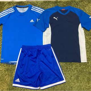 アディダス(adidas)のadidas 160㎝Tシャツ・150㎝ショーパン　PUMA Tシャツ140㎝(Tシャツ/カットソー)