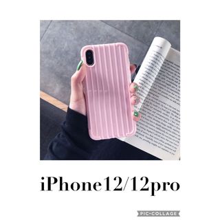 ピンク　iPhone12 ケース　カバー　iPhone12pro (iPhoneケース)