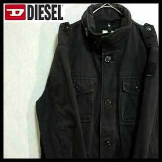 ディーゼル(DIESEL)の【希少】ディーゼル デニム ミリタリージャケット 古着 90s 入手困難 一点物(Gジャン/デニムジャケット)