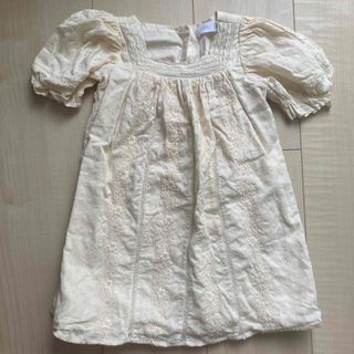 ザラキッズ(ZARA KIDS)のZARAキッズ　コットンワンピース(ワンピース)