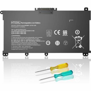 HP HT03XLブラック 対応用【11.55V 3630mAh】 互換 バッテ(PCパーツ)